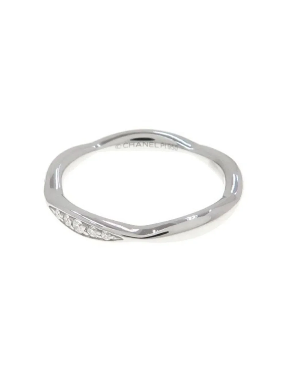Chanel Camellia Collection Ring Half Eternity